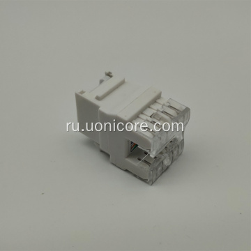 180 градусов RJ45 Bunch Down Keystone Jack